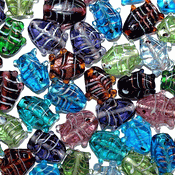 Glass Fish Shape Beads